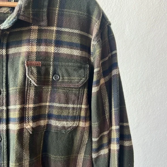 Orvis Heavyweight Long-Sleeve Button Down Flannel XXL - Picture 4 of 5